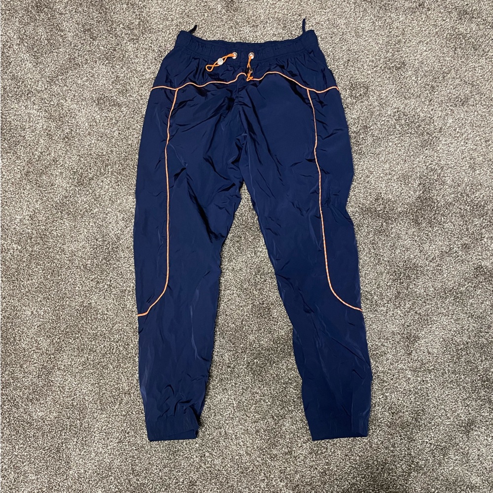 Mira Mikati Navy Joggers with Colorful Stripe